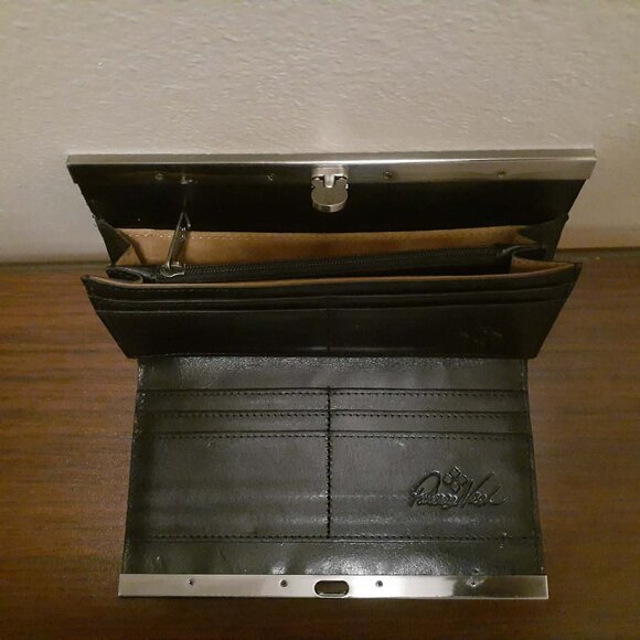 Patricia Nash Cauchy Tooled RFID Leather Wallet - Picture 3 of 4